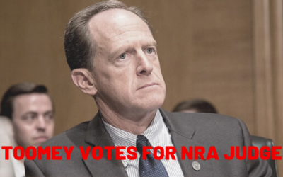 Sen. Toomey Votes to Confirm Another NRA Judge