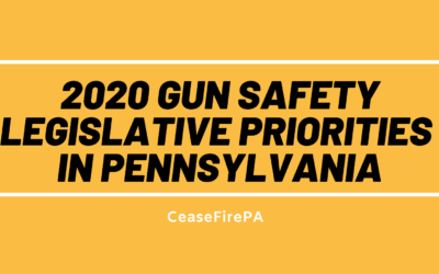 2020 Gun Safety Legislative Priorities in Pennsylvania