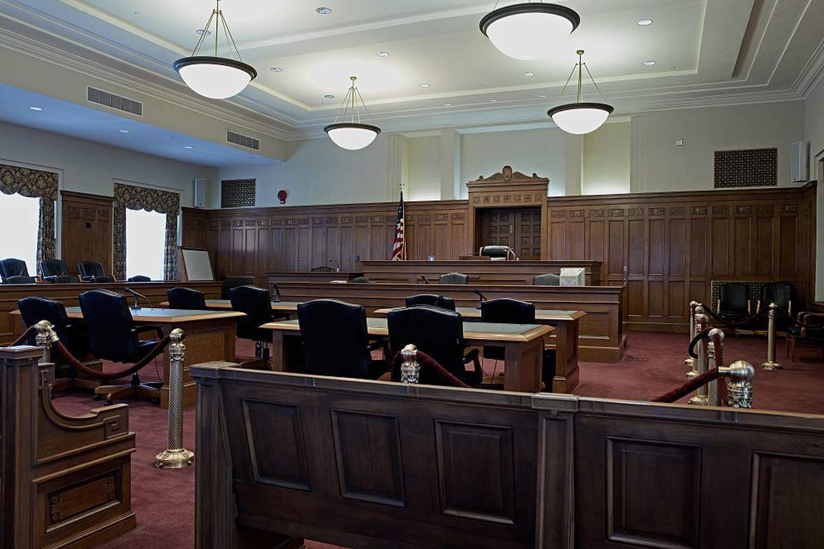 courtroom in Scranton