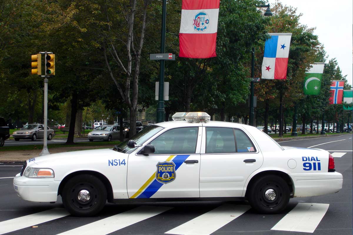 Philadlephia police car