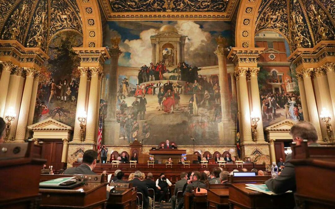 Governor Wolf addresses the legislature