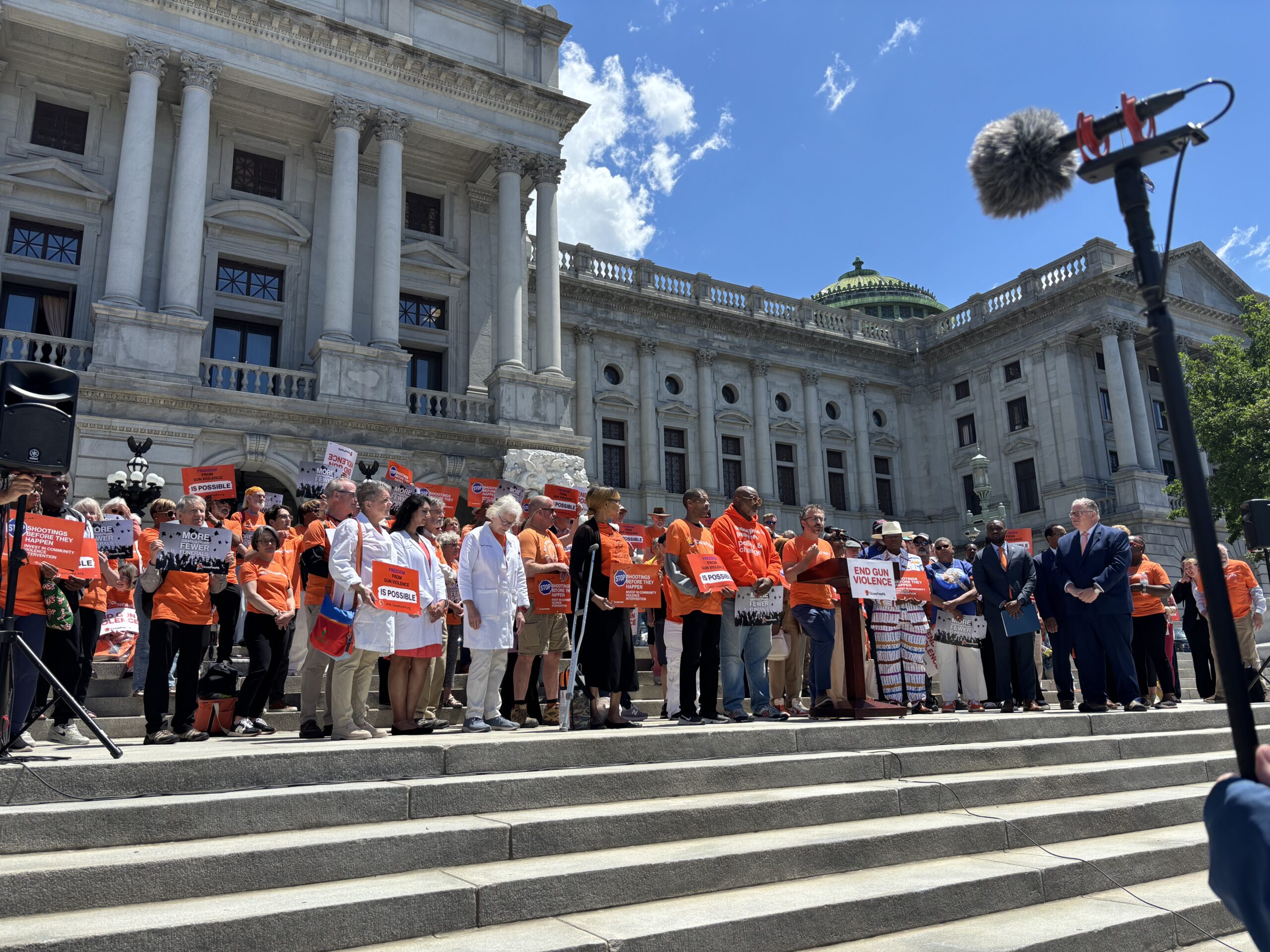 End Gun Violence Advocacy Day at the PA Capitol – Hundreds of survivors and advocates meet with legislators and rally to demand action
